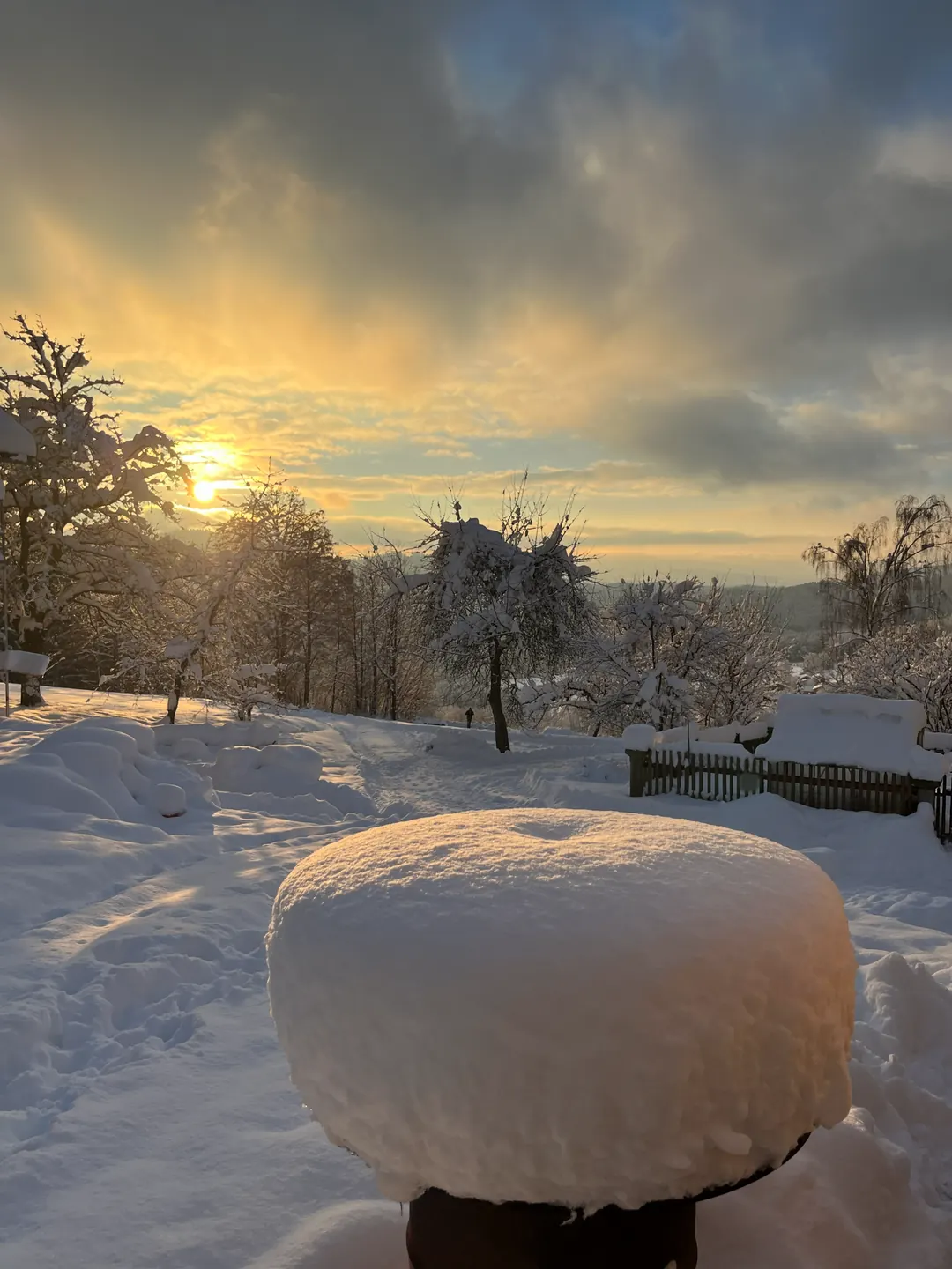 Winterstimmung auf unserem Hof